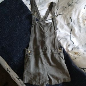 Olive Green Overalls